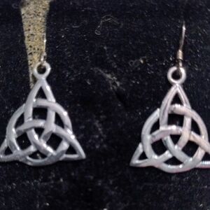 Silver Celtic (Trinity) Knot Earrings New Sterling Silver